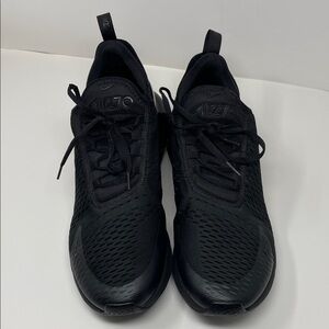 Nike Air Max 270 Triple Black Men’s Size 14 Running Shoes Athleisure Neutral